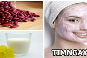 Mặt nạ đậu đỏ sữa tươi có tác dụng gì? Cách sử dụng đắp mặt làm trắng da