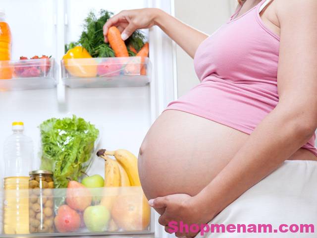 Chăm sóc chế độ dinh dưỡng cho mẹ bầu 3 tháng cuối 1